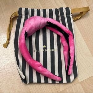 Lele Sadoughi Pink Tie Dye Knotted Headband NWOT